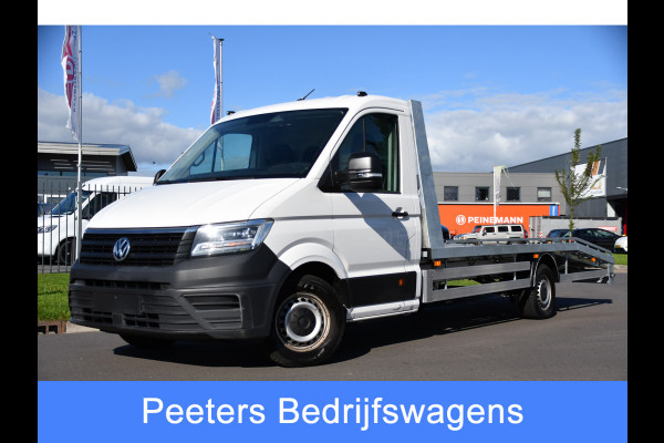 Volkswagen Crafter 35 2.0 TDI L4 Oprijwagen Cruise, Lier, Automaat, Multimedia, 177PK, LED, Luchtvering, UNIEK!