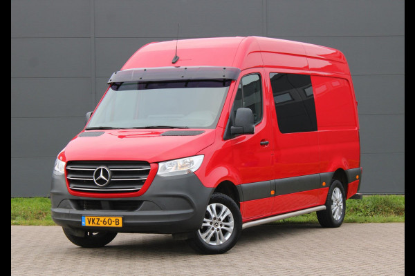 Mercedes-Benz Sprinter 317 1.9 CDI L2H2 DubbelCabine Automaat Navi Leder 170PK !!NIEUWBINNEN!!