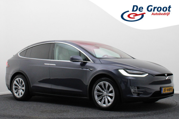 Tesla Model X 100D AWD 6p. Autopilot, Climate, LED, Luchtvering, Camera, Leer, Navigatie, Trekhaak, 20''