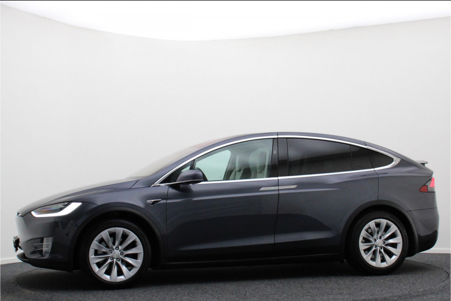 Tesla Model X 100D AWD 6p. Autopilot, Climate, LED, Luchtvering, Camera, Leer, Navigatie, Trekhaak, 20''