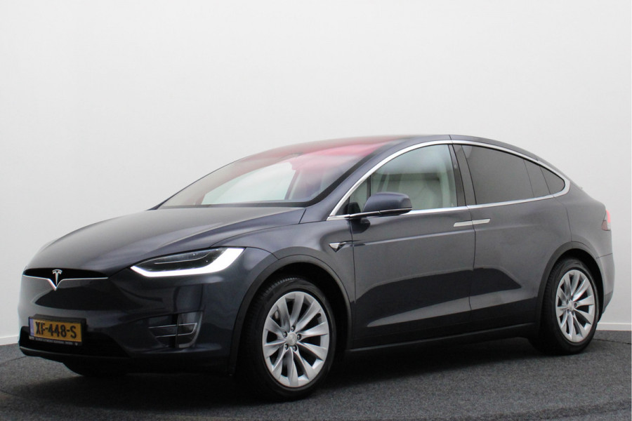 Tesla Model X 100D AWD 6p. Autopilot, Climate, LED, Luchtvering, Camera, Leer, Navigatie, Trekhaak, 20''