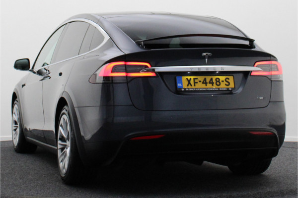 Tesla Model X 100D AWD 6p. Autopilot, Climate, LED, Luchtvering, Camera, Leer, Navigatie, Trekhaak, 20''