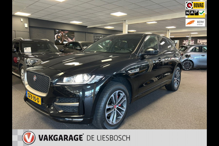 Jaguar F-Pace 2.0d AWD Chequered Flag,R-sport,navi,leer,camera,elec klep,boeken