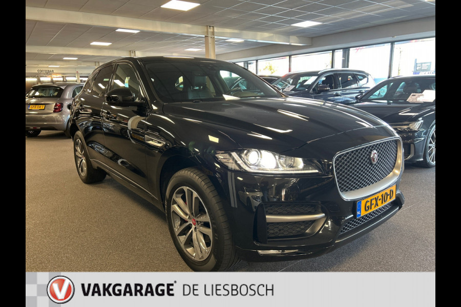 Jaguar F-Pace 2.0d AWD Chequered Flag,R-sport,navi,leer,camera,elec klep,boeken