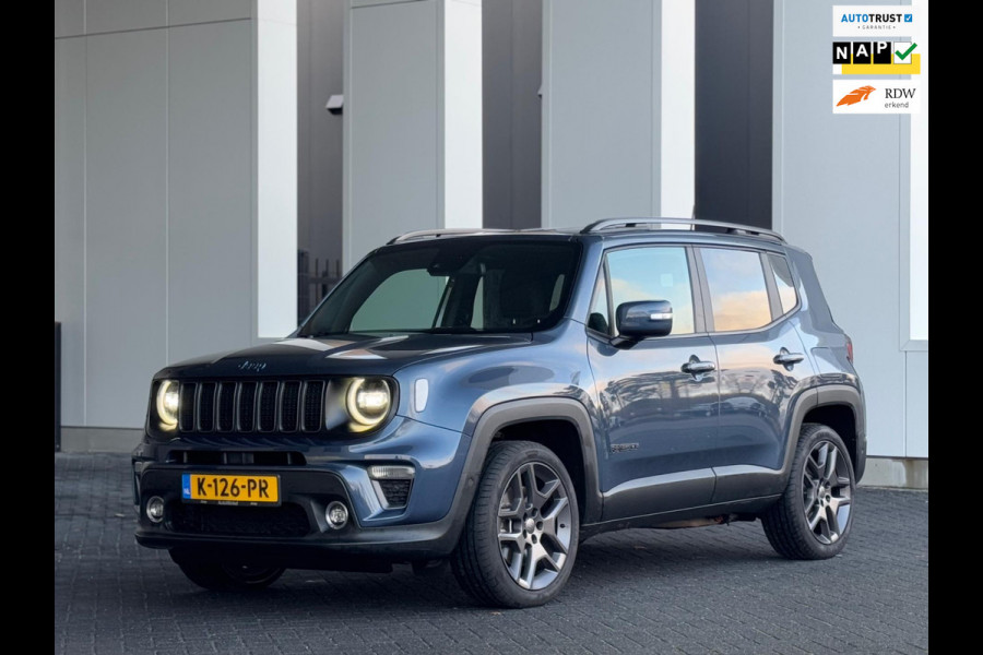 Jeep Renegade 4xe 240 Plug-in Hybrid Electric S, leder interieur, afn trekhaak, nw prijs € 47600,- 1 e eigenaar, nl auto met nap