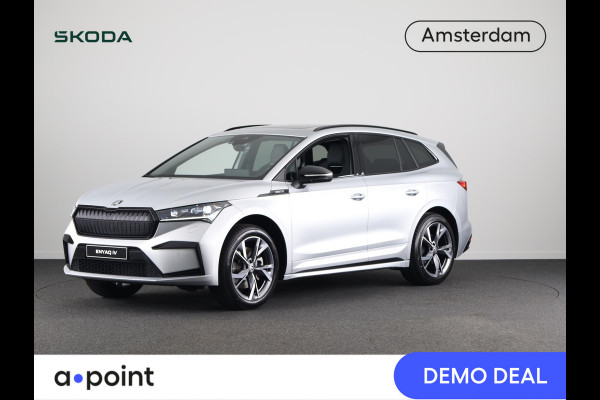 Škoda ENYAQ iV 85 Sportline 286 pk SUV | Panoramadak | Blind Spot | Adaptive Cruise Control | Sportstoelen met elektrische verstellingen