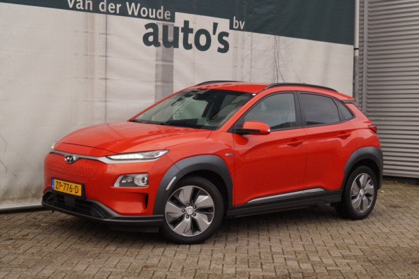 Hyundai Kona EV Premium 64kWh -LEER-ECC-NAVI-CAM-PDC-