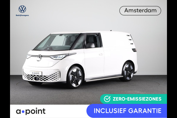 Volkswagen ID. Buzz Cargo 77 kWh 204 pk | Navigatie | Elektr. trekhaak | Parkeersensoren (Park assist) | Achteruitrijcamera | Stoelverwarming | 2 zitplaatsen rechtsvoor |