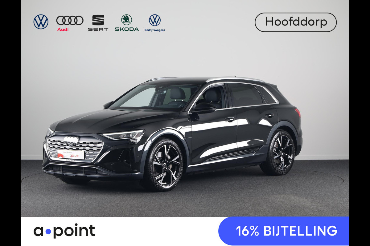 Audi Q8 e-tron 55 quattro Edition 115 kWh 408pk | Trekhaak | 21 inch Lichtmetalen velgen | Stoelverwarming |