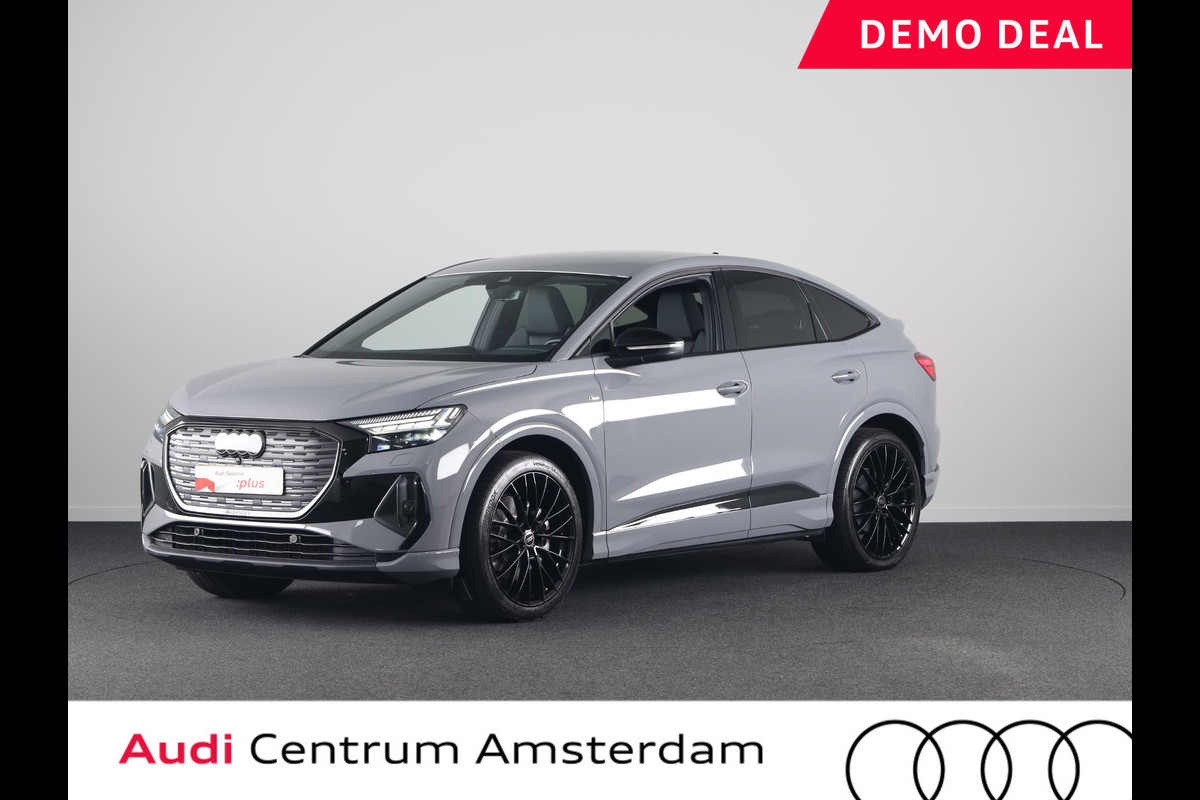 Audi Q4 Sportback e-tron 45 S Edition 82 kWh 286pk | Optiek pakket zwart | 21 inch Lichtmetalen velgen | Navigatie | Parkeercamera