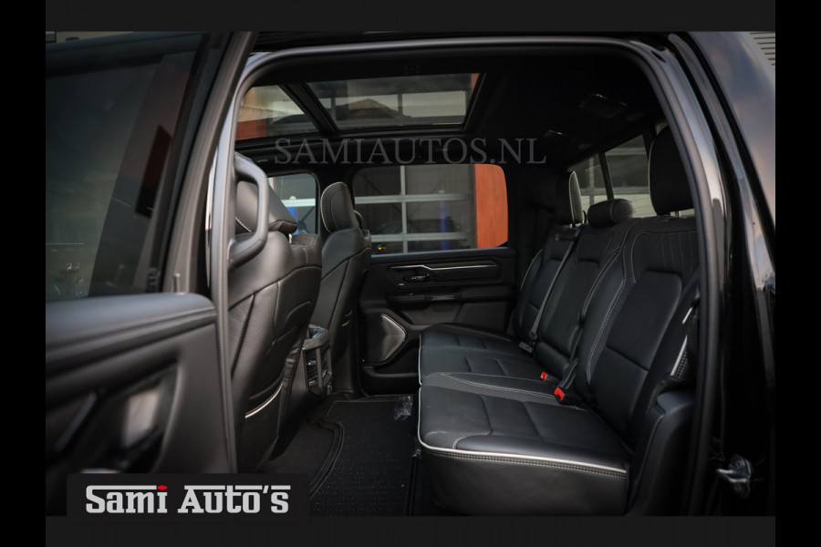 Dodge Ram 1500 LIMITED NIGHT H.O 540PK 706 Nm 2025 | XB9 | MASSAGE | BOM VOL | CREW CAB | DUBBELE CABINE | GRIJSKENTEKEN | €99950,- EXCL BTW | VOORRAAD NR 2300 - 7689