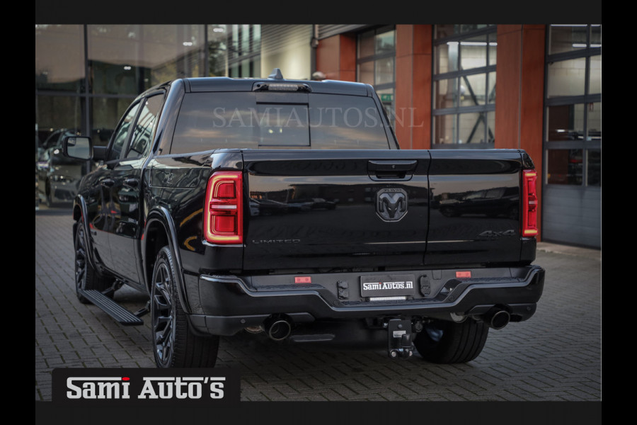 Dodge Ram 1500 LIMITED NIGHT H.O 540PK 706 Nm 2025 | XB9 | MASSAGE | BOM VOL | CREW CAB | DUBBELE CABINE | GRIJSKENTEKEN | €99950,- EXCL BTW | VOORRAAD NR 2300 - 7689