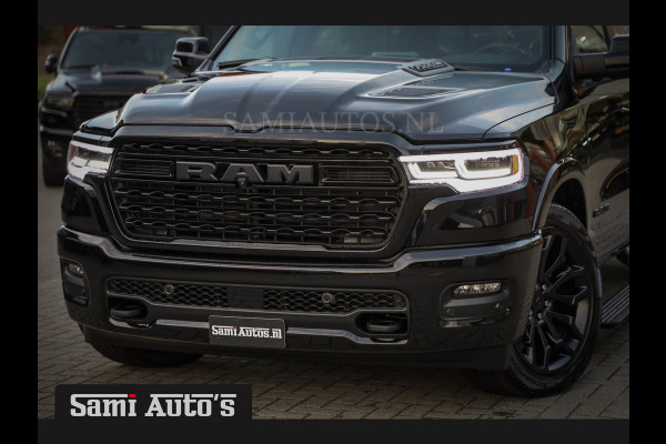 Dodge Ram 1500 LIMITED NIGHT H.O 540PK 706 Nm 2025 | XB9 | MASSAGE | BOM VOL | CREW CAB | DUBBELE CABINE | GRIJSKENTEKEN | €99950,- EXCL BTW | VOORRAAD NR 2300 - 7689