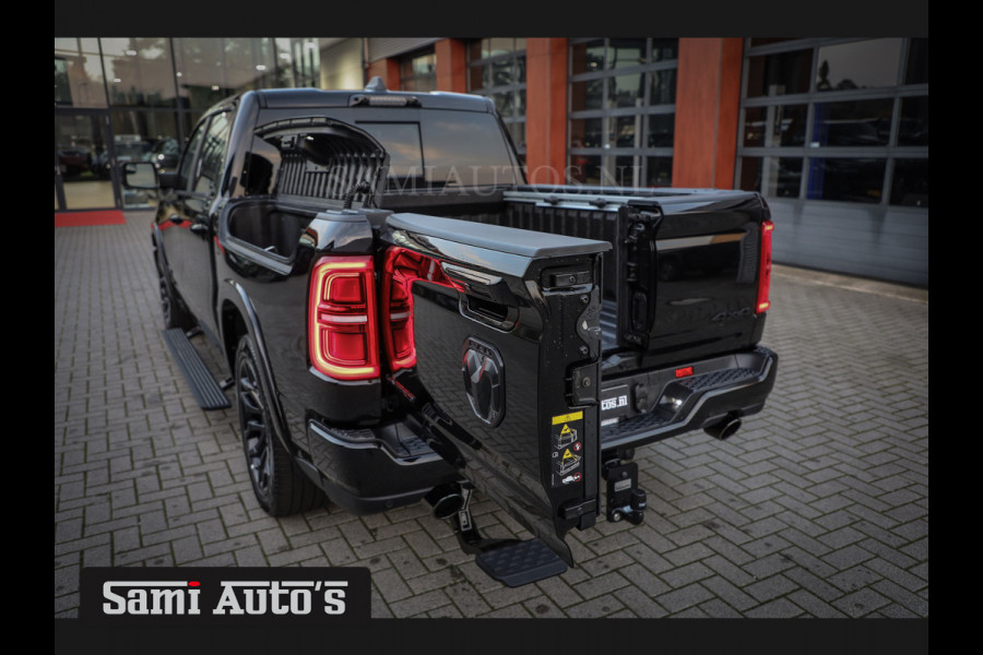 Dodge Ram 1500 LIMITED NIGHT H.O 540PK 706 Nm 2025 | XB9 | MASSAGE | BOM VOL | CREW CAB | DUBBELE CABINE | GRIJSKENTEKEN | €99950,- EXCL BTW | VOORRAAD NR 2293 - 7688