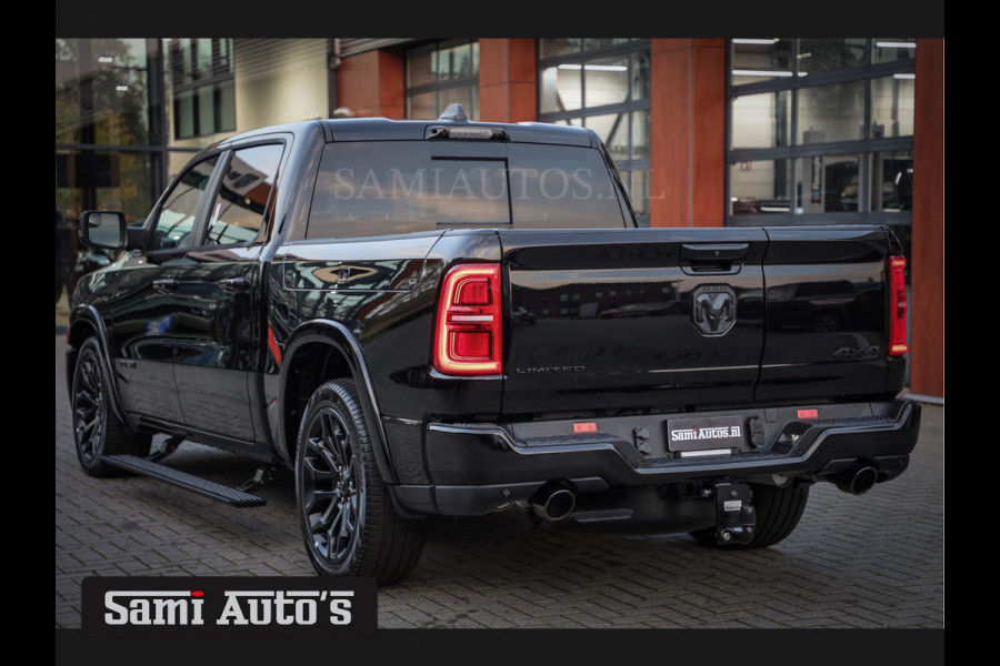 Dodge Ram 1500 LIMITED NIGHT H.O 540PK 706 Nm 2025 | XB9 | MASSAGE | BOM VOL | CREW CAB | DUBBELE CABINE | GRIJSKENTEKEN | €99950,- EXCL BTW | VOORRAAD NR 2293 - 7688