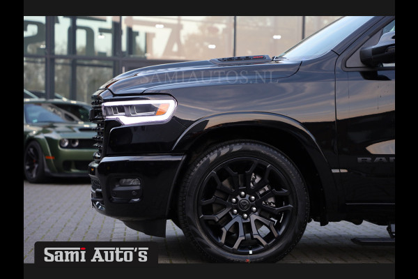 Dodge Ram 1500 LIMITED NIGHT H.O 540PK 706 Nm 2025 | XB9 | MASSAGE | BOM VOL | CREW CAB | DUBBELE CABINE | GRIJSKENTEKEN | €99950,- EXCL BTW | VOORRAAD NR 2293 - 7688