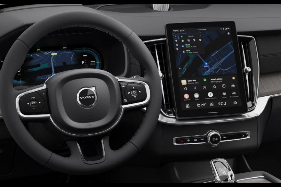 Volvo XC90 T8 455PK Automaat Plug-in hybrid AWD Ultra Dark / Luchtvering / Bowers & Wilkens / Extra getint glas / Nappa leder met Ventilatie / Gelamineerde zijruiten rondom