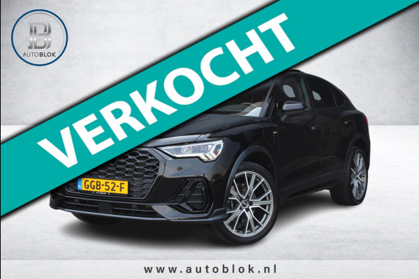 Audi Q3 Sportback 45 TFSI e | S-line | Pano | ACC | B&O |Black optik