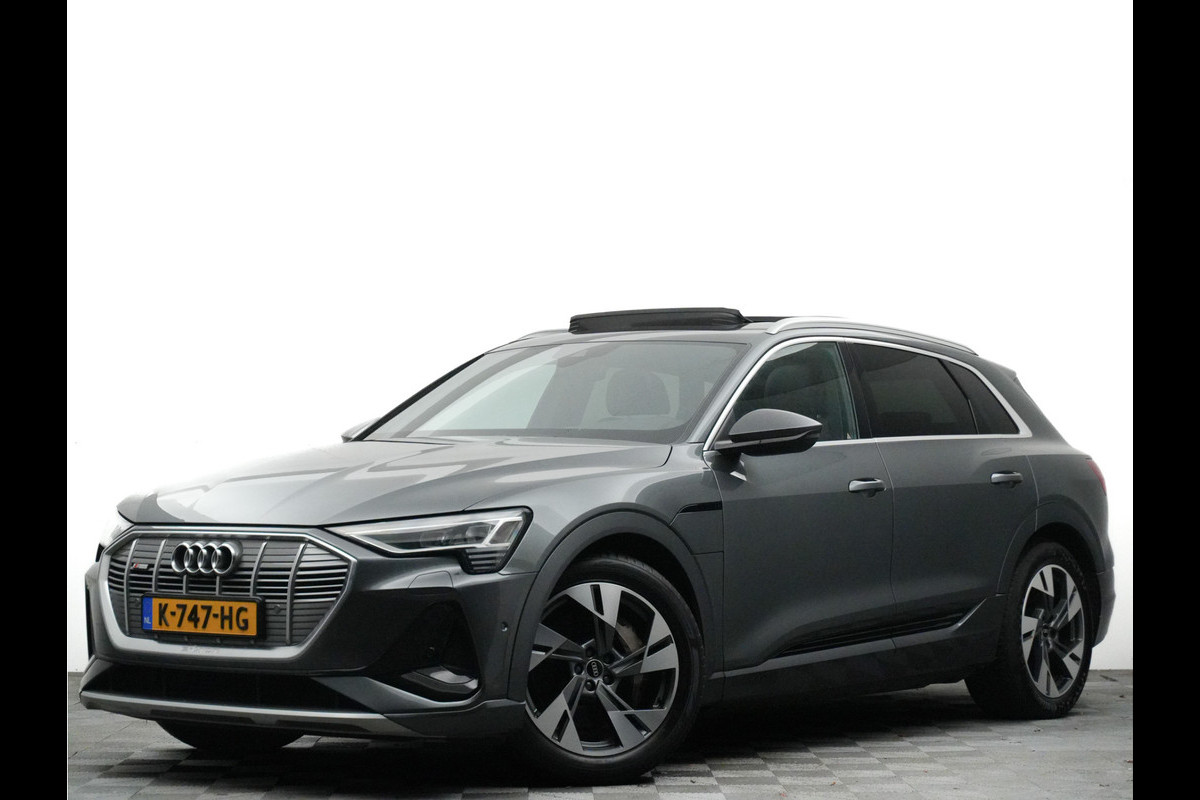 Audi e-tron 55 quattro 408pk S edition (panodak,B&O,sfeerverlichting,360,leer,matrix)