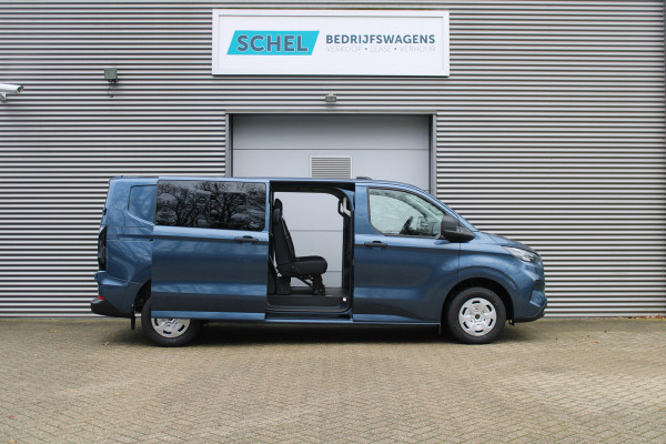 Ford Transit Custom 320 2.0 TDCI L2H1 Trend DC 136pk - 2x Schuifdeur - Carplay - Android - Camera - Verwarmd stuur - Trekhaak - LED koplampen - Stoe