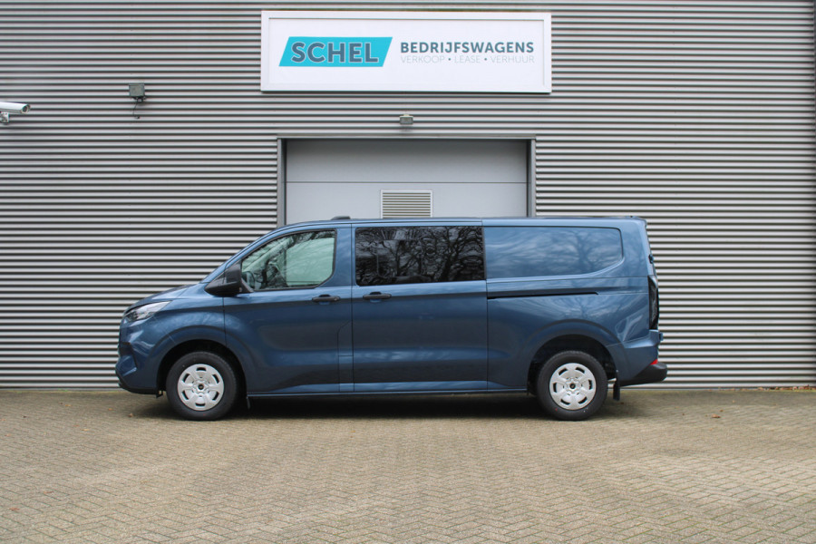 Ford Transit Custom 320 2.0 TDCI L2H1 Trend DC 136pk - 2x Schuifdeur - Carplay - Android - Camera - Verwarmd stuur - Trekhaak - LED koplampen - Stoe