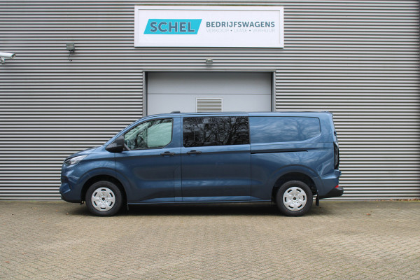 Ford Transit Custom 320 2.0 TDCI L2H1 Trend DC 136pk - 2x Schuifdeur - Carplay - Android - Camera - Verwarmd stuur - Trekhaak - LED koplampen - Stoe