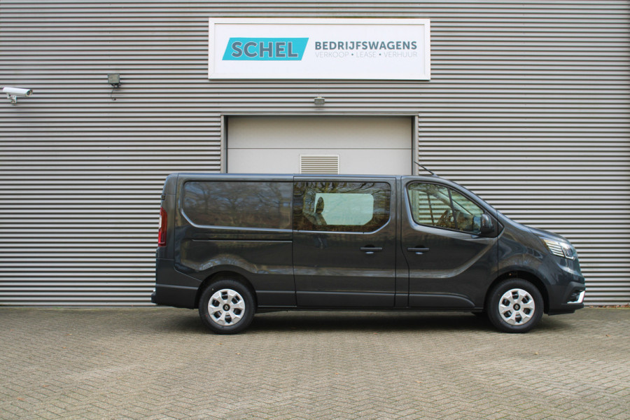 Renault Trafic 2.0 Blue dCi 130pk T29 L2H1 Advance Dubbele Cabine - Carplay - Android - 2x Schuifdeur - Passagiersstoel - Camera - LED - Rijkla