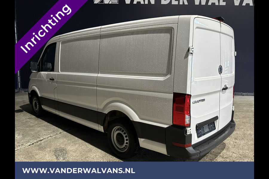 Volkswagen Crafter 2.0 TDI 141pk L3H2 L2H1 inrichting Euro6 Airco | Navigatie | Camera | Apple Carplay Android Auto, Parkeersensoren, Bijrijdersbank