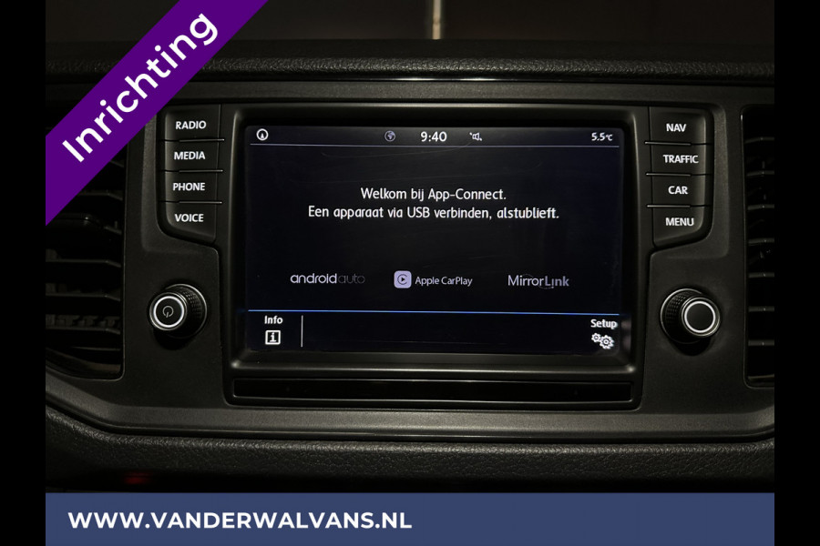 Volkswagen Crafter 2.0 TDI 141pk L3H2 L2H1 inrichting Euro6 Airco | Navigatie | Camera | Apple Carplay Android Auto, Parkeersensoren, Bijrijdersbank