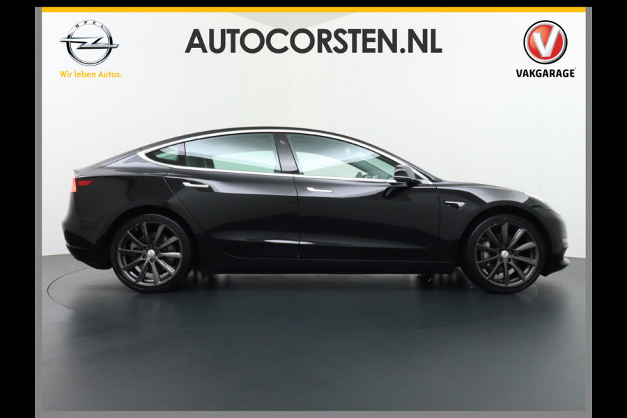 Tesla Model 3 Long Range 75kWh 463PK Full Self Driving 3 computer FSD v.b. Lmv 19" Premium-Audio 4wd Dual Motor AutoPilot Panoramadak Camera's Stoel en achterbank verwarming Keyless Electr.Stoelen-L+R+Easyaccess 1e Maand Gratis Premium Connectivity! Origineel Nederlandse auto! Grip en veiligheid door 4wd AWD vierwielaandrijving