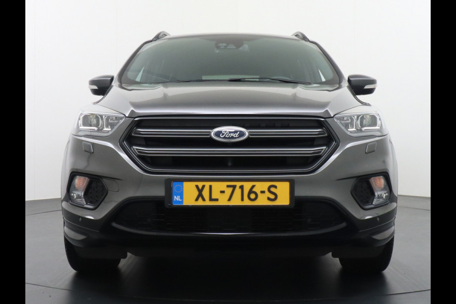 Ford Kuga ST-Line 2.0D 150PK Aut. 4x4 Apple Carplay Android Auto Ecc Navi Bluetooth Stuur-Stoel-Raam Verwarming Pdc Camera Adaptieve-Cruis Gelaagd Glas Active City Stop Ford Sync 3 Autom.-Inparkeren Lmv Dimmende Spiegel Elec.Ramen en Spiegels+Inklpb. Isofix Euro 6