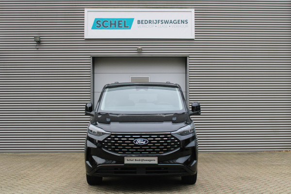 Ford Transit Custom 320 2.0 TDCI L2H1 Tourneo Titanium X DC 170pk - Adaptive Cruise - LED - Blind Spot - Leder - Navigatie - 360 Camera - Trekhaak -