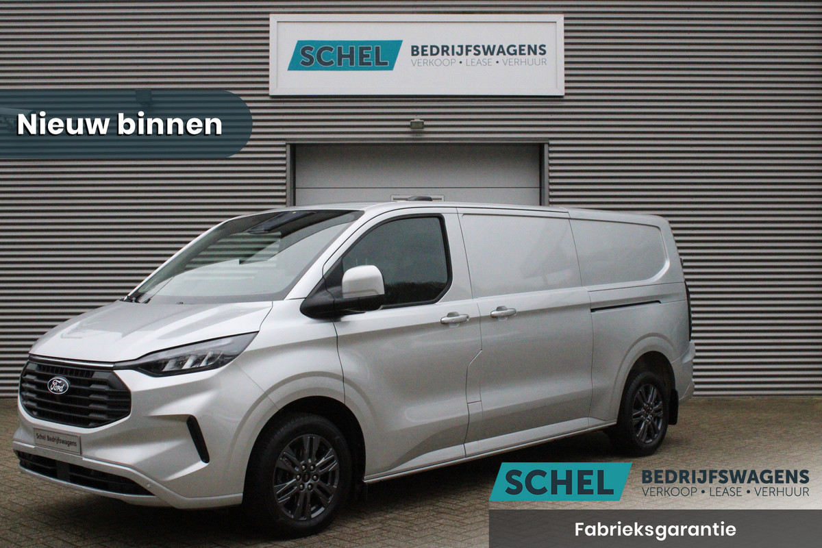 Ford Transit Custom 320 2.0 TDCI L2H1 Limited 150pk - 2x Schuifdeur - Adaptive Cruise - Verwarmd stuur - Blind spot - Navigatie - Camera - Draadloos