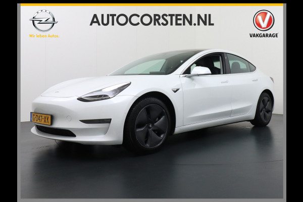 Tesla Model 3 Long Range 75kWh 463PK FSD-mogelijk Premium Audio 4wd Lmv 18" AutoPilot Panoramadak Camera's Leder Adaptive-CruiseControl-Stop&G Stoel en achterbank verwarming Keyless Electr.Stoelen+Memory+Easy-Entry WiFi Origineel Nederlandse auto, 1e Eigenaar, Grootste accu, Tot 16,5kwh thuis laden.