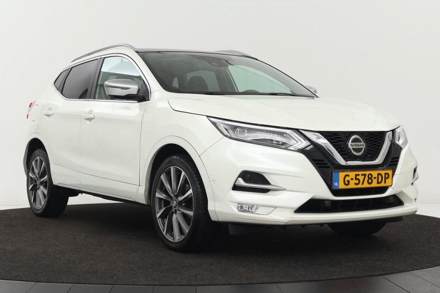 Nissan QASHQAI 1.3 DIG-T Tekna+ | Panoramadak | Adaptive cruise | Leder | Stoelverwarming | 360 camera | BOSE Sound | Full LED | Carplay | Memory | Navigatie | Keyless