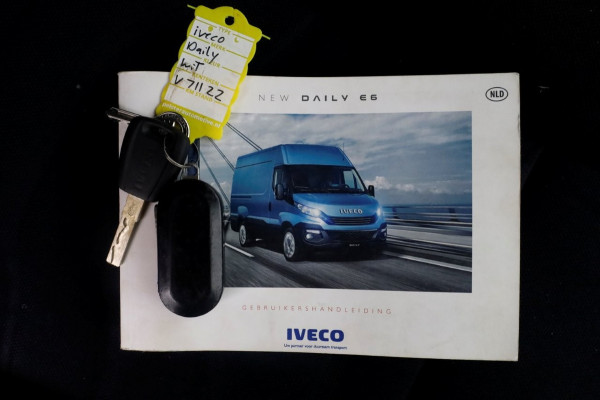 Iveco Daily 35S18 3.0 180pk HiMatic Automaat D.C. Open Laadbak + HIAB Kraan 06-2019