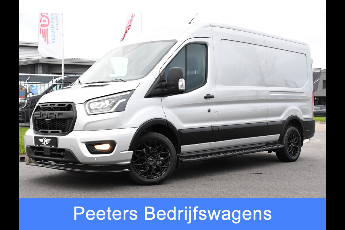 Ford Transit 350 2.0 TDCI L3H2 PB Limited Limited Adaptieve Cruise, Camera, Carplay, 185PK, Automaat, Sensoren, Multimedia, LED, UNIEK!