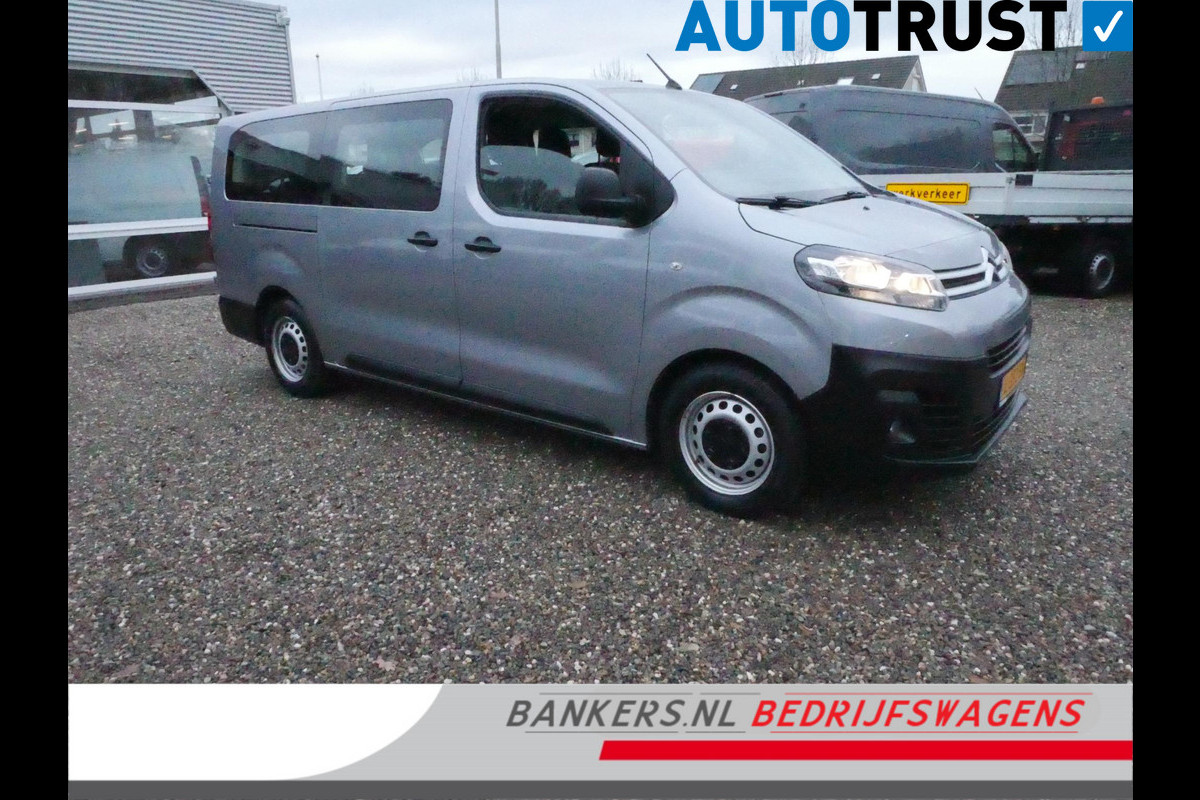 Citroën Jumpy 1.5 BlueHDi 120PK, 9 Persoons Combi, Airco, Prijs is inclusief BTW en BPM, Seperate airco achter