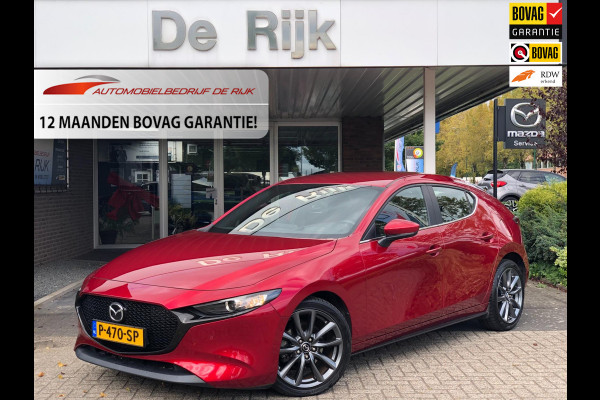 Mazda 3 2.0 SkyActiv-G 122 Comfort | ACC, 18'' LMV, Navi, Camera, Stoel+Stuurverw., Climate | Dealeroh. | 'Soul Crystal Red'