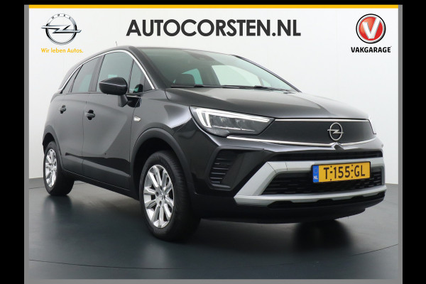 Opel Crossland T131PK Automaat Android Auto Apple Carplay Ecc Navi DAB+ Bluetooth PDC 360-Camera Lane-assist Cruise Control Auto-dim. Spiegel L Voorruit Verwarming Regen-licht sensor ESP Isofix Connected Apps Zeer Compleet!