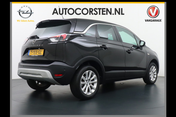 Opel Crossland T131PK Automaat Android Auto Apple Carplay Ecc Navi DAB+ Bluetooth PDC 360-Camera Lane-assist Cruise Control Auto-dim. Spiegel L Voorruit Verwarming Regen-licht sensor ESP Isofix Connected Apps Zeer Compleet!