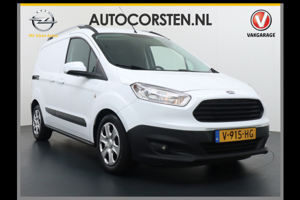 Ford Transit Courier TDCI Airco Cruise C. Lat-om-lat chuifd.-R Deuren-A. Dakrails S Elektr.Ramen+Spiegels+Verwarmd Centr.Vergr.+afst Mistlampen 1.5TD Orig NL auto  nette Courier!