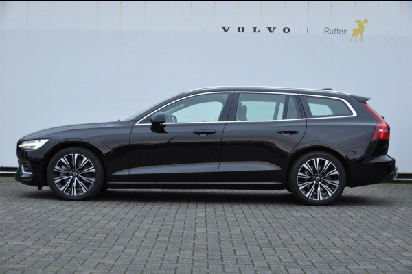 Volvo V60 B3 177PK Automaat Plus Bright Semi-elektrisch inklapbare trekhaak / Harman Kardon audio / 360 Camera / Elektrisch bedienbare voorstoelen / Memory seats / stoel en stuurverwarming / Apple Carplay / Google services / Keyless entry / Elektrische achterklep /