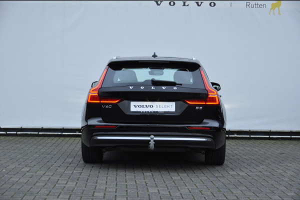 Volvo V60 B3 177PK Automaat Plus Bright Semi-elektrisch inklapbare trekhaak / Harman Kardon audio / 360 Camera / Elektrisch bedienbare voorstoelen / Memory seats / stoel en stuurverwarming / Apple Carplay / Google services / Keyless entry / Elektrische achterklep /