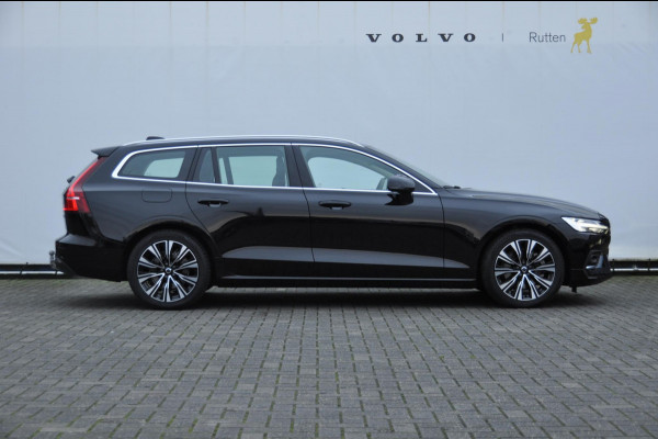 Volvo V60 B3 177PK Automaat Plus Bright Semi-elektrisch inklapbare trekhaak / Harman Kardon audio / 360 Camera / Elektrisch bedienbare voorstoelen / Memory seats / stoel en stuurverwarming / Apple Carplay / Google services / Keyless entry / Elektrische achterklep /