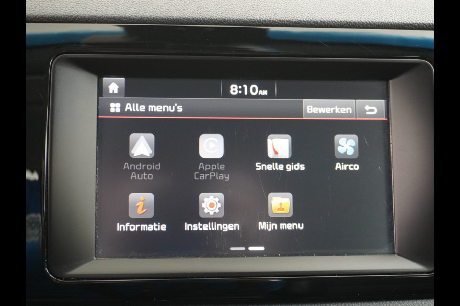 Kia Niro Hybrid AUT.6 DynamicLine Leer Navi Camera Apple Carplay Android Auto Spoorassistent active Keyless Pdc Tel. Usb Ecc Cruise Lane- Decordelen chroom  Glas solar control Voorruit verwarmbaar OPrig. NLse auto