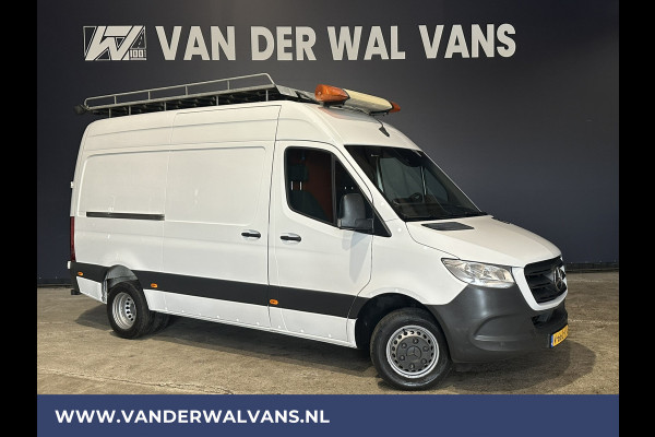 Mercedes-Benz Sprinter 516 CDI 164pk **BPM VRIJ voor de Ondernemer** L2H2 Dubbel Lucht 3500kg Trekhaak Euro6 Airco | Imperiaal Camera, Navigatie, Cruisecontrol, Trap