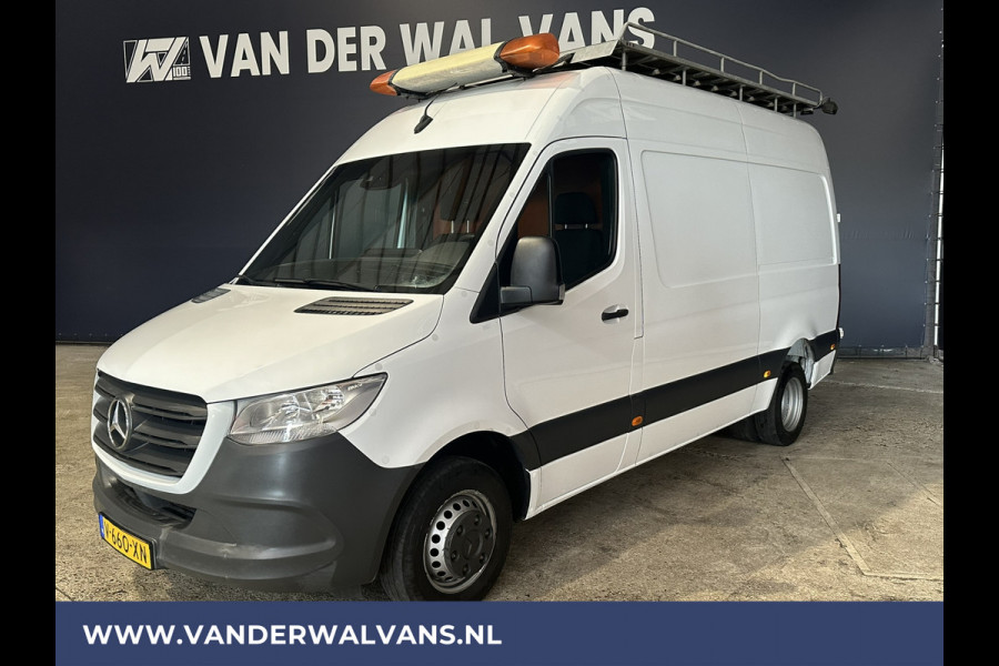 Mercedes-Benz Sprinter 516 CDI 164pk **BPM VRIJ voor de Ondernemer** L2H2 Dubbel Lucht 3500kg Trekhaak Euro6 Airco | Imperiaal Camera, Navigatie, Cruisecontrol, Trap