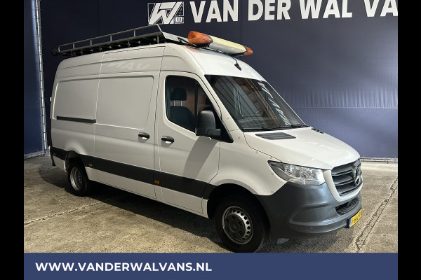 Mercedes-Benz Sprinter 516 CDI 164pk **BPM VRIJ voor de Ondernemer** L2H2 Dubbel Lucht 3500kg Trekhaak Euro6 Airco | Imperiaal Camera, Navigatie, Cruisecontrol, Trap