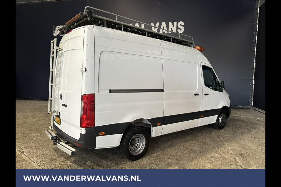 Mercedes-Benz Sprinter 516 CDI 164pk **BPM VRIJ voor de Ondernemer** L2H2 Dubbel Lucht 3500kg Trekhaak Euro6 Airco | Imperiaal Camera, Navigatie, Cruisecontrol, Trap